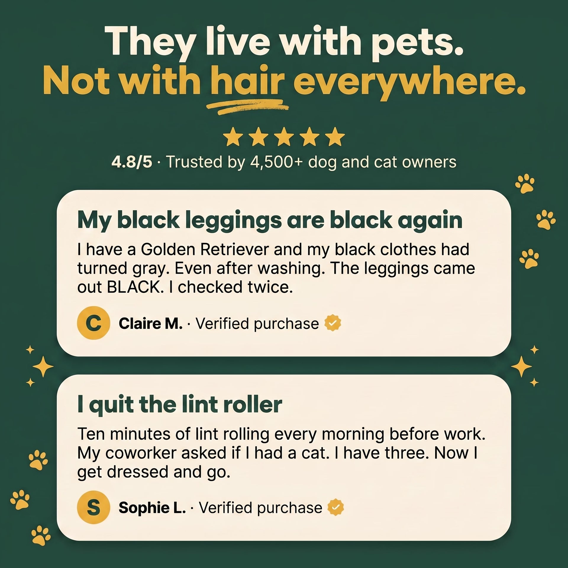 Hair Dissolver | Pet Hair Laundry Powder for Dogs & Cats